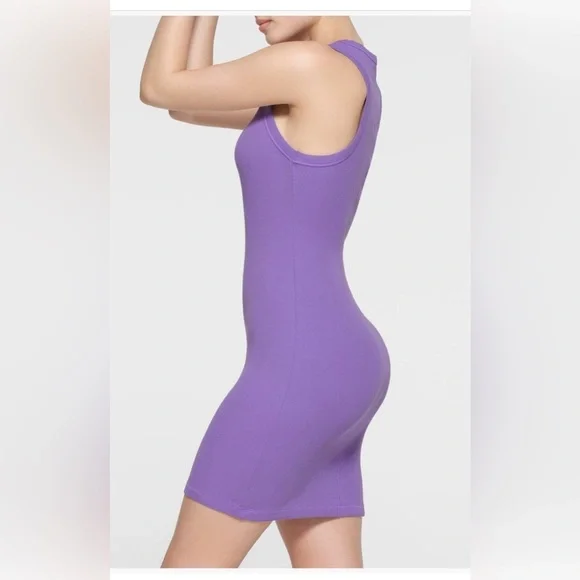 SKIMS Purple Sleeveless Dress - Picture 1 of 4